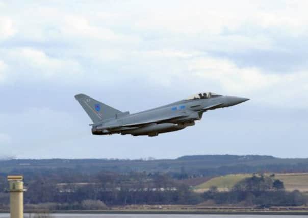 A Typhoon fighter jet. Picture: Ian Rutherford