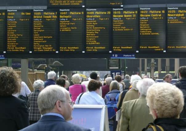 Edinburgh Waverley Railway Station. Picture: TSPL