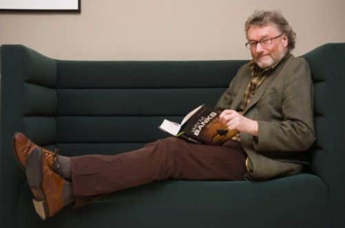 Ian Georgeson
07921 567360
Author Iain Banks at the Balmoral hotel for Feature