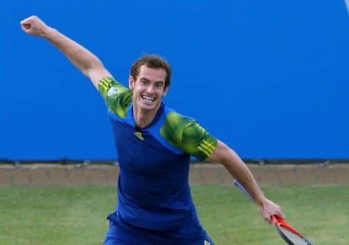 Queen's winner Andy Murray is unfazed by the possibility of a formidable draw at Wimbledon. Picture: Getty
