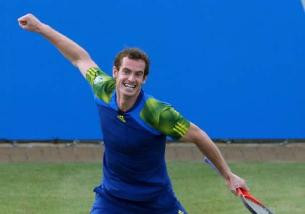 Queen's winner Andy Murray is unfazed by the possibility of a formidable draw at Wimbledon. Picture: Getty