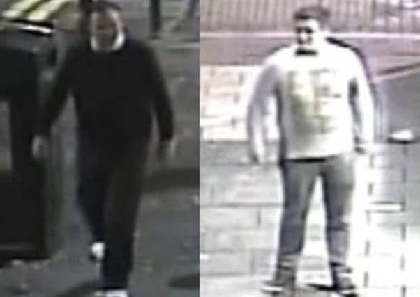 Police released these images of two men they are keen to track down. Picture: Submitted