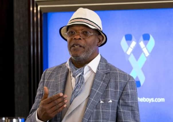 Samuel L Jackson at the launch of One For The Boys charity. Picture: Getty