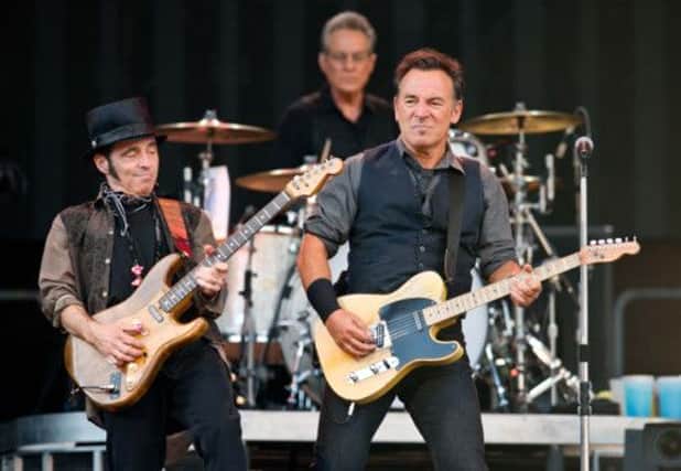 Bruce Springsteen and the E Street Band played at Hampden Park. Picture: Wattie Cheung