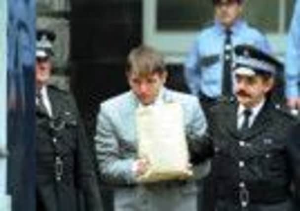 John Cronin pictured after being sentenced for a sex attack on a Tory party worker in 1992. Picture: submitted