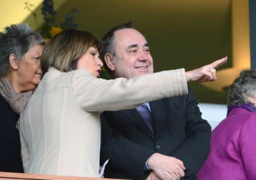First Minister Alex Salmond at last year's Scottish Cup final between Hearts and Hibs. Picture: Ian Rutherford