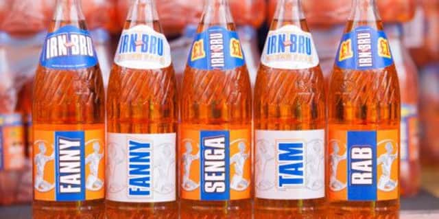 Irn Bru will begin to sell limited edition bottles of the soft drink with 'traditional' Scottish names on them