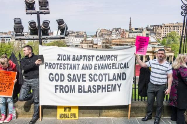 The concept of gay clergy was met with opposition. Picture: Ian Georgeson