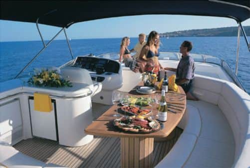 Sir Brian Souter made a healthy profit from his part in a consortium which bought and sold luxury yacht-maker Sunseeker. Picture: complimentary
