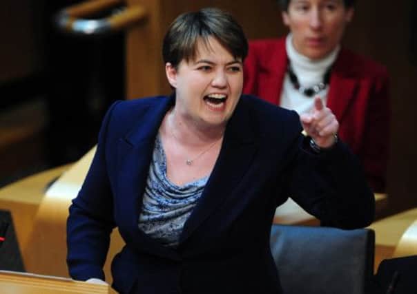 Ruth Davidson, 34, was refused alcohol at Hampden. Picture: Ian Rutherford