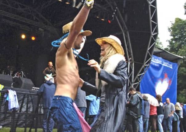 Revellers at Belladrum Tartan Heart festival. Picture: Tony Marsh