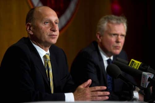 Trevor Birch (right) believes Hearts fans can cleanse the club. Picture: SNS