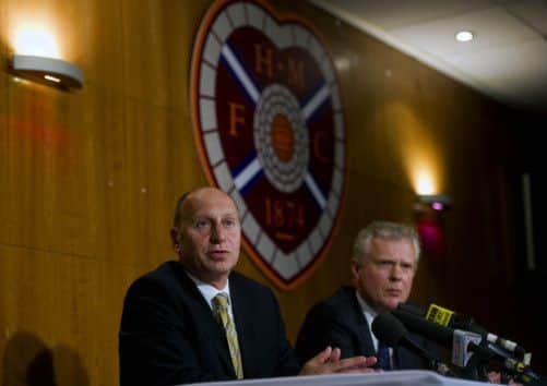 Bryan Jackson and Trevor Birch of BDO address the media. Picture: SNS