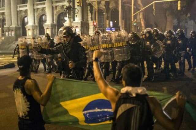 Unrest continues across Brazil as the country hosts the Confederations Cup football tournament. Picture: AP