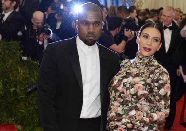 Kanye West and Kim Kardashian welcomed their baby last Saturday. Picture: Getty