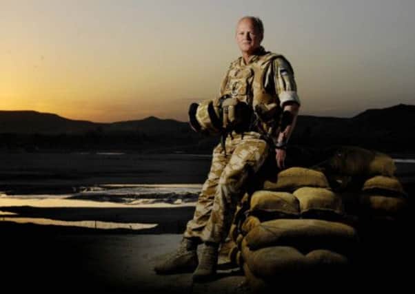 General Mackay at a British army base at Musa Qala in Helmand province, Afghanistan. Picture: Phil Wilkinson