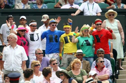 Andy Murray will lack nothing when it comes to support as he bids for his first Wimbledon title. Picture: Getty