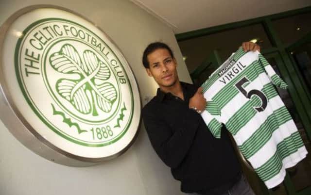 Virgil van Dijk has become Celtic's second summer signing after completing a reported £2.5m move from Groningen. Picture: SNS
