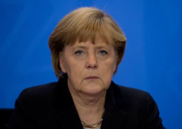 Mrs Merkel on Monday criticised the crackdown by security forces on Turkish protesters as 'much too strong. Picture: Getty'