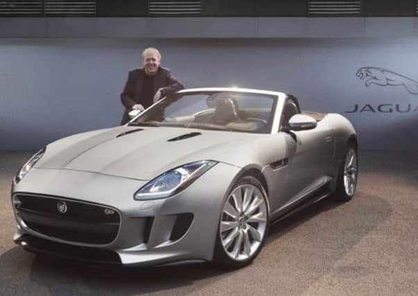 Jaguar design director Ian Callum with the new F-type