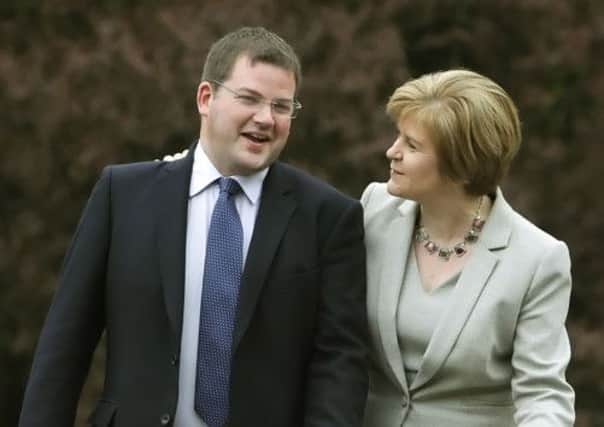 Newly elected MSP for Aberdeen Donside Mark McDonald and Deputy First Minister Nicola Sturgeon. Picture: PA