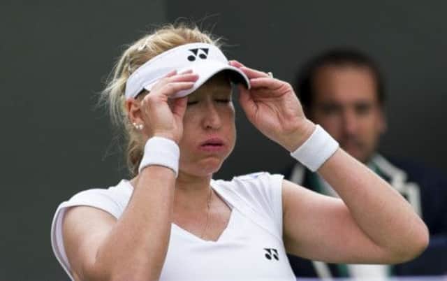 Elena Baltacha was unable to find her best form. Picture: SNS