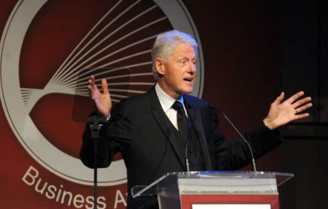 Bill Clinton gave a speech at the Scottish Business Awards at the EICC, Edinburgh. Picture: Jane Barlow