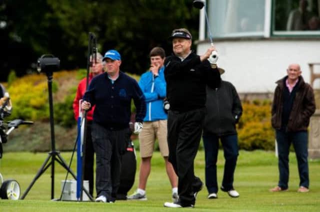 Andrew Oldcorn, 53 years old, upstaged a field of players half his age to win the regional qualifier at Bruntsfield Links. Picture: Ian Georgeson