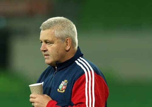 Lions head coach Warren Gatland. Picture: Getty