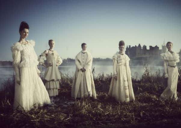 Vanity Fair for Chanel at Linlithgow Palace. Picture: Location Scotland