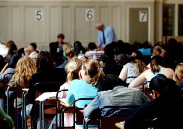 Claims were made that this year's Higher maths exam was easier than previous versions. Picture: PA