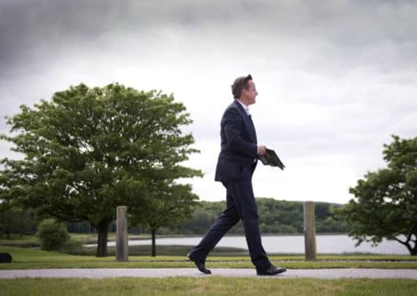 David Cameron at last week's G8 summit in Northern Ireland. Picture: AP