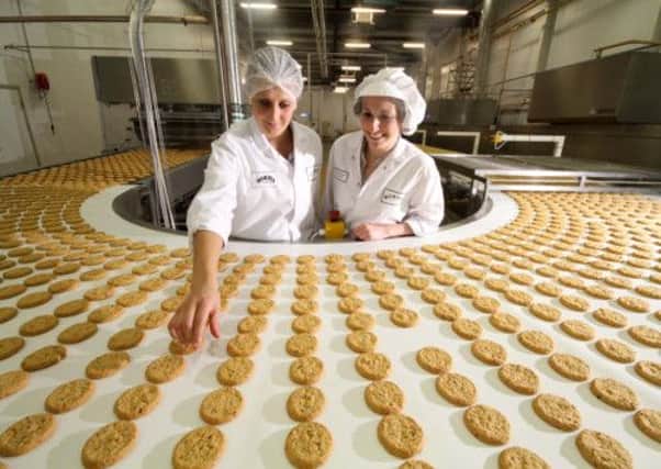 Border Biscuits on the factory line. Picture: contributed