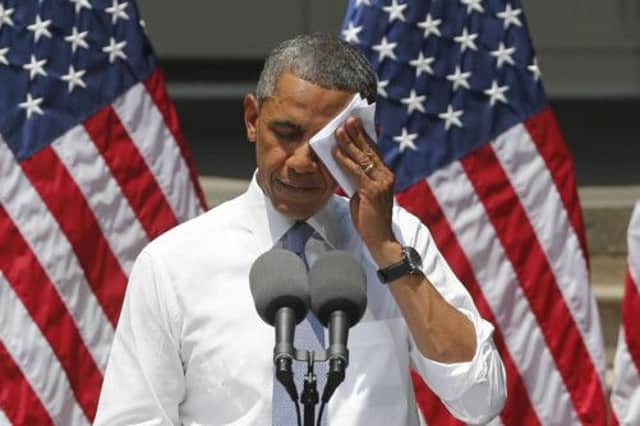 President Barack Obama made his displeasure with the move clear. Picture: AP