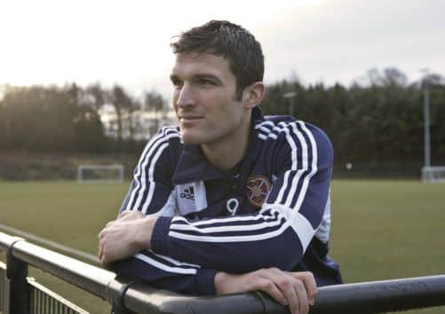 John Sutton looks likely to leave Hearts after rejecting a pay cut. Picture: Toby Williams