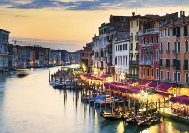 The Grand Canal as the sun sets. Picture: Getty