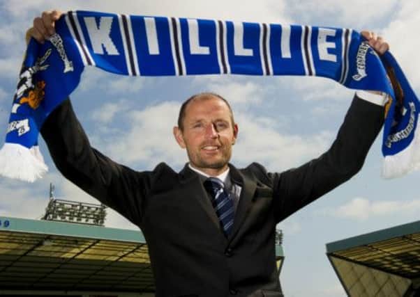 New Kilmarnock manager Allan Johnston is unveiled. Picture: SNS