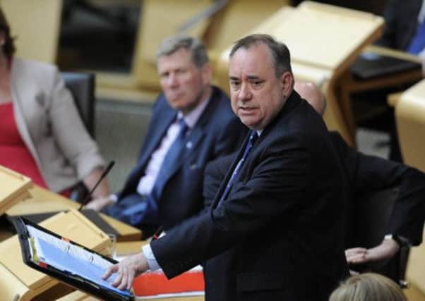 Alex Salmond: Burns Yes claims ridiculed by Lord Forysth. Picture: Esme Allen