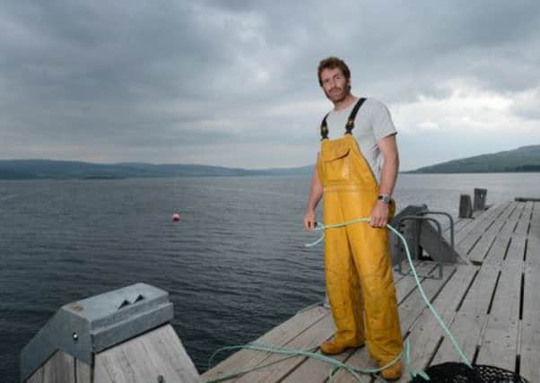 Guy Grieve on Mull where he has set up The Ethical Shellfish Co with his wife, Juliet.
Pic Neil Hanna