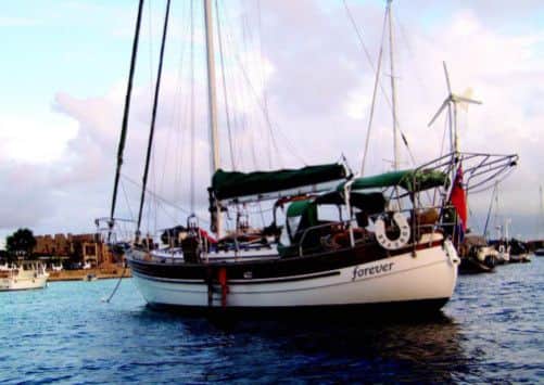 First days on 'Forever' in Bonaire - a floating shambles. Picture: Guy Grieve/Bloomsbury
