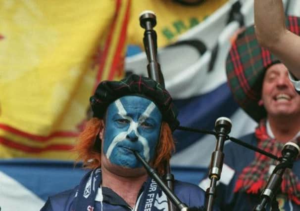 Scotland fans could be stopped from entering Wembley with bagpipes. Picture: Getty