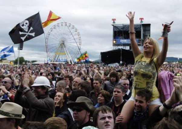 Revellers at T In The Park. Picture; Phil Wilkinson