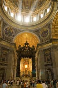 St Peter's Basilica, Vatican city, Italy.