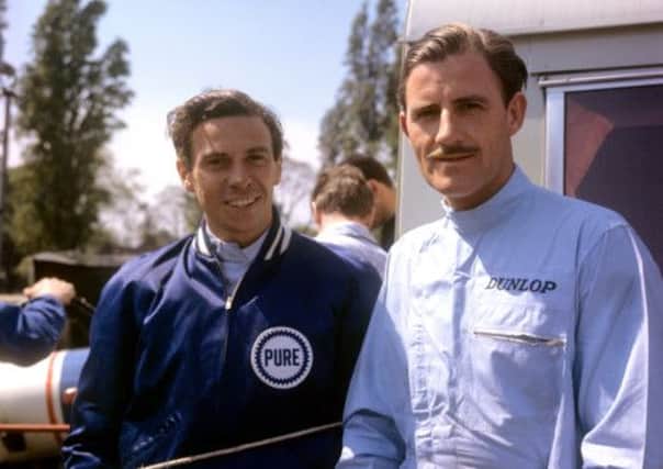 Jim Clark and Graham Hill in 1963. Picture: PA