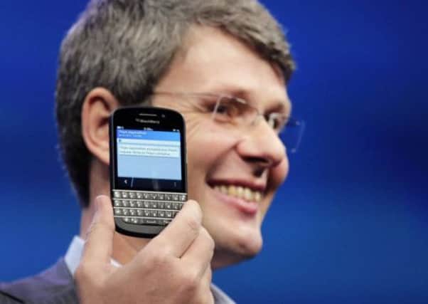 Thorsten Heins, CEO of Blackberry's parent company Research in Motion. Picture: AFP