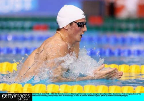 Michael Jamieson of Edinburgh University in action. Picture: Getty