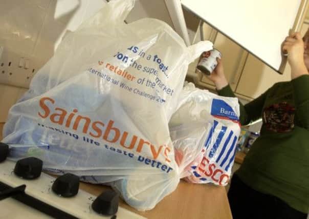 The Scottish Government has announced plans for a 5p charge for plastic bags. Picture: TSPL