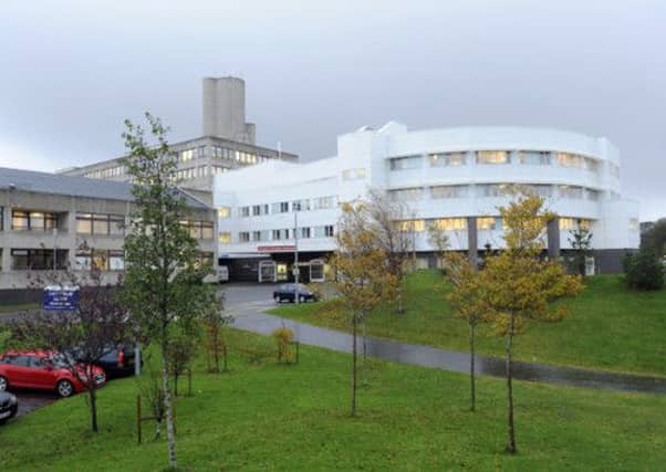 The victim of the attack was taken to the city's Ninewells Hospital. Picture: Ian Rutherford