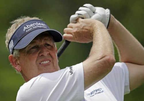 Colin Mongomerie plays a shot at the Senior Players Championship in Pittsburgh. Picture: AP