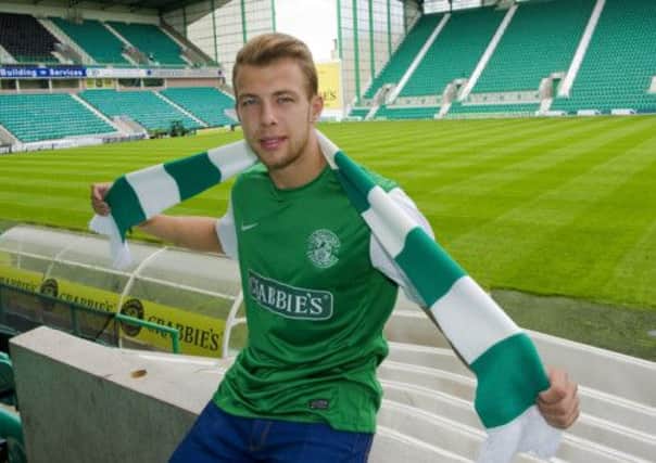 Hibernian youngster Jordan Forster. Picture: SNS